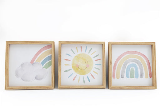 Set of Three Rainbow Framed Prints - Kozeenest