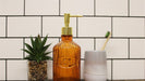 Orange Glass Soap Dispenser - Kozeenest