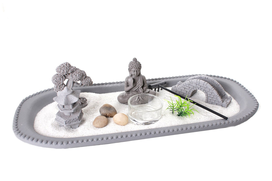 Zen Garden Candle Holder 36cm - Kozeenest