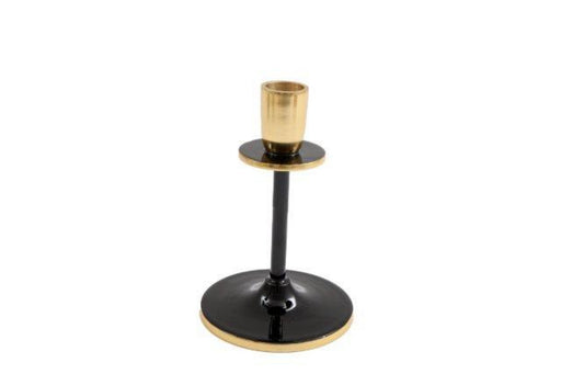 Small Black and Gold Candlestick - Kozeenest