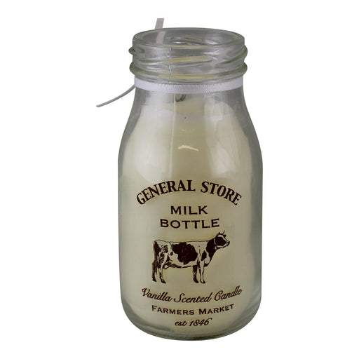 Vanilla Scented Milk Bottle Candle - Kozeenest