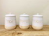 Natural Ceramic Tea Coffee Sugar Set - Kozeenest