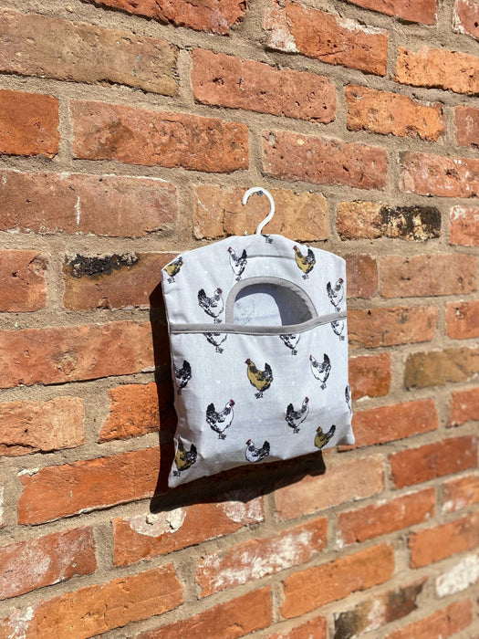 Peg Bag With A Chicken Print Design - Kozeenest