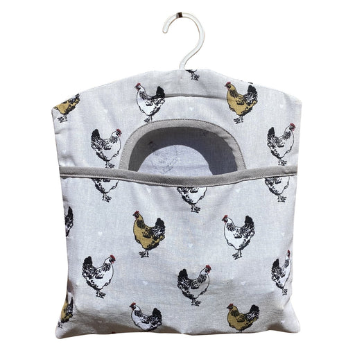 Peg Bag With A Chicken Print Design - Kozeenest