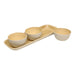 Natural Interiors Bamboo Set Of 3 Serving Bowls On Tray - Kozeenest