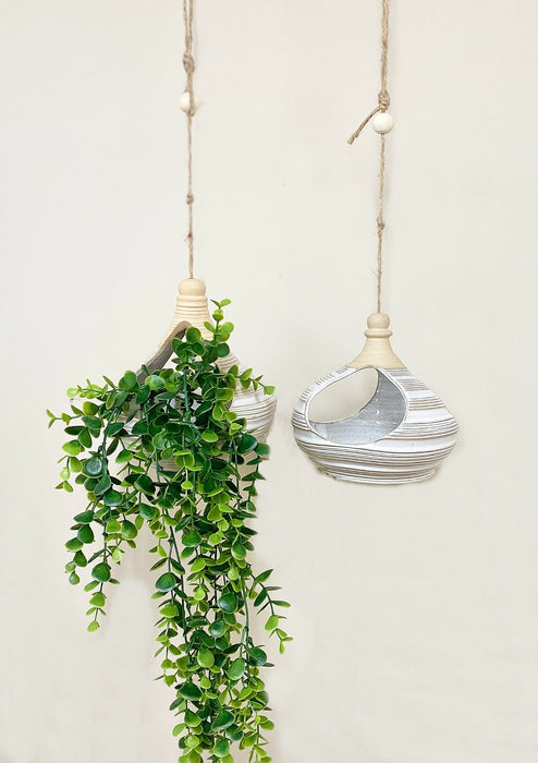 Sandstone Hanging Planter - Kozeenest