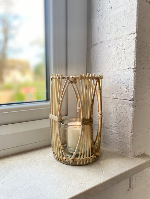 Rattan Candle Holder Small - Kozeenest