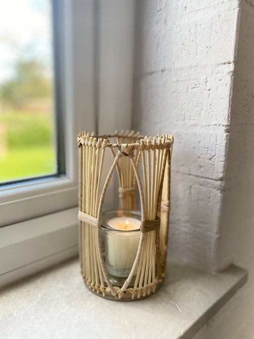 Rattan Candle Holder Large - Kozeenest