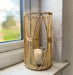 Rattan Candle Holder Large - Kozeenest