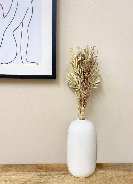 Set of Four Bouquets of Dried Grasses with Palm Spear - Kozeenest