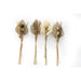 Set of Four Bouquets of Dried Grasses with Palm Spear - Kozeenest