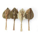 Set of Four Bouquets of Dried Grasses with Long Palm Spear - Kozeenest