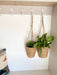 Set of Two Rush Grass Hanging Planters - Kozeenest