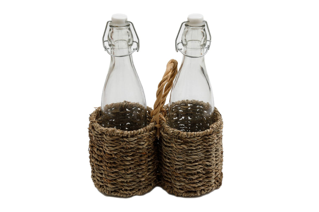 Seagrass Bottle Carrier - Kozeenest