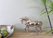 Silver Metal Horse Ornament, 23cm Tall - Kozeenest