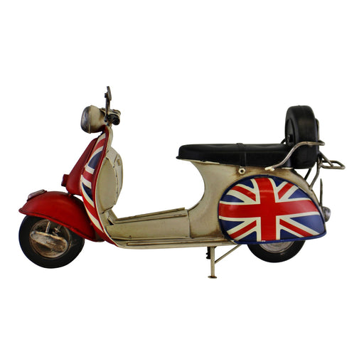 Vintage Style Union Jack Scooter Ornament - Kozeenest