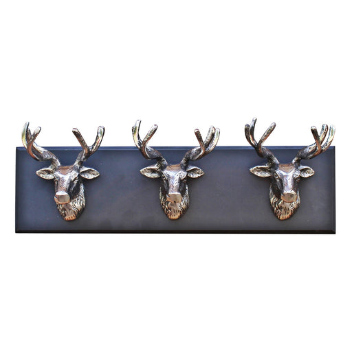 Wall Hanging Triple Stag Head Ornament - Kozeenest