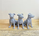 Set of Grey Dog Pot Risers - Kozeenest