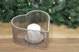 Silver Heart Tealight Holder - Kozeenest