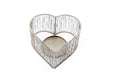 Silver Heart Tealight Holder - Kozeenest