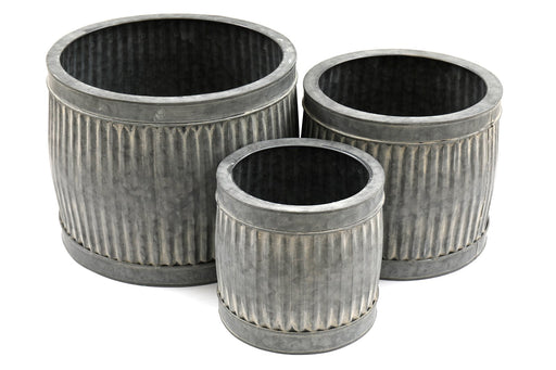 Set of Three Metal Dolly Tubs - Kozeenest