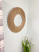 Natural Seagrass Mirror 50cm - Kozeenest