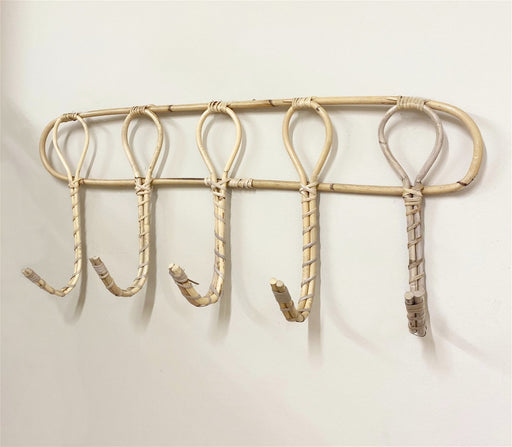 Wall Mounted Rattan Hooks - Kozeenest