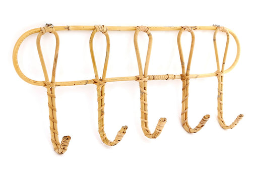 Wall Mounted Rattan Hooks - Kozeenest