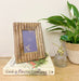 Ribbed Wooden Photo Frame - Kozeenest