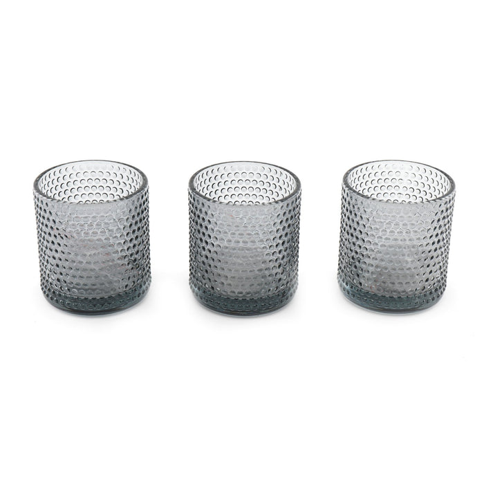 Set Of Three Synergy Tea Light Holders - Kozeenest