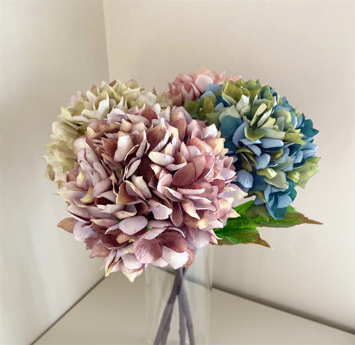 Set of Four Artificial Hydrangeas - Kozeenest