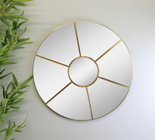 Round Window Style Mirror, 50cm - Kozeenest