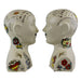 Ornamental Ceramic Phrenology Bookends - Kozeenest