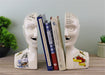 Ornamental Ceramic Phrenology Bookends - Kozeenest