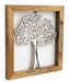 Silver Tree Of Life In A Wooden Frame - Kozeenest