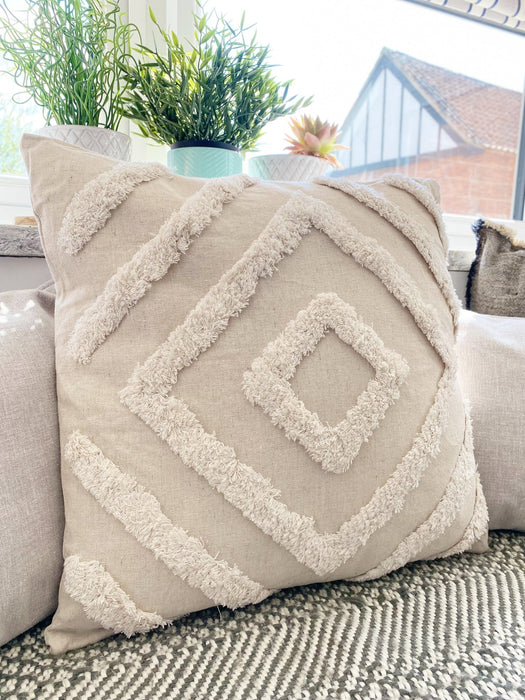 Square Tufted Scatter Cushion - Kozeenest