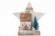 Star & House Scene Ornament 18cm - Kozeenest