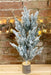Tall Frosted Christmas Tree In Log 56cm - Kozeenest