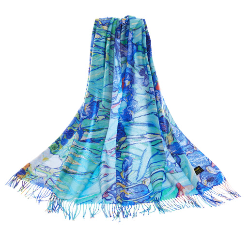 Van Gogh Iris - Art Pashmina-1