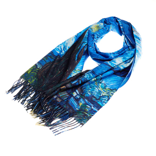 Van Gogh Starry Night - Art Pashmina-0