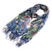 William Morris Strawberry Thief Blue - Art Pashmina-0