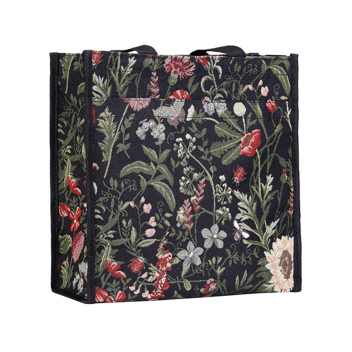 Morning Garden Black - Shopper Bag-0