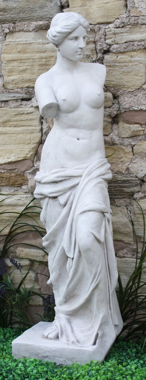 Stone Effect Lady Figure Venus Large - Kozeenest