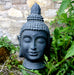 Stone Effect Buddha Head Large Statue - Kozeenest