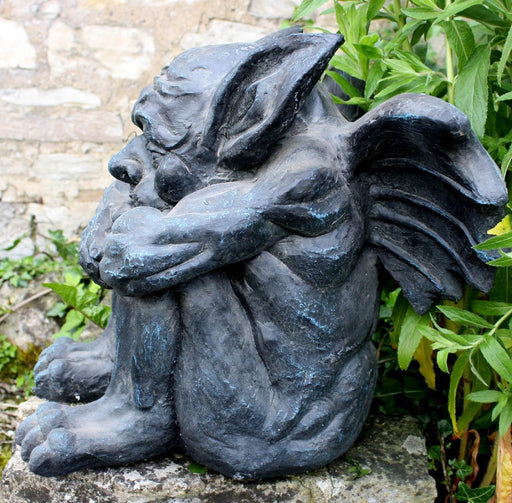 Stone Effect Large Gargoyle Statue - Kozeenest