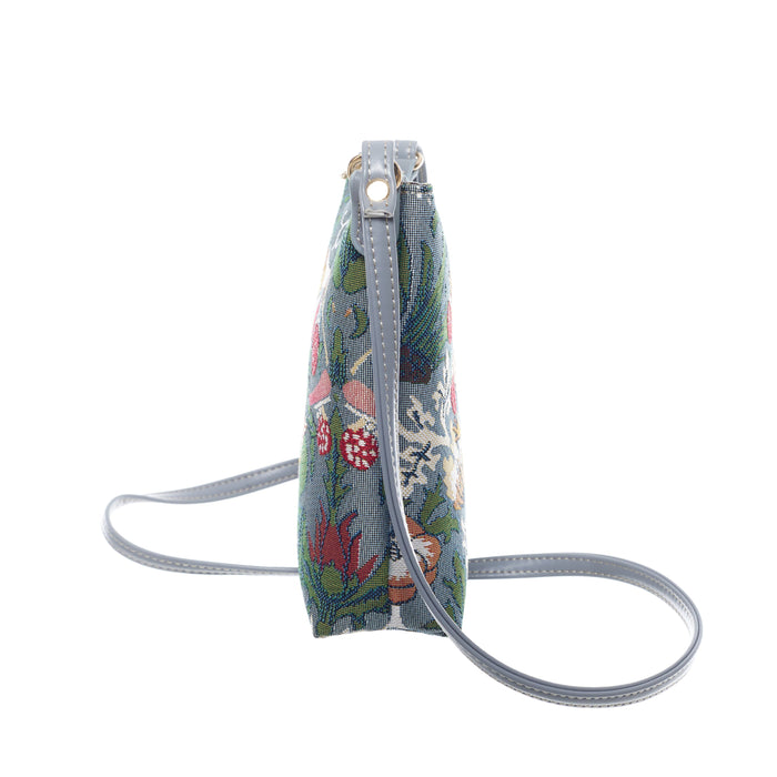 V&A Licensed Strawberry Thief Grey - Sling Bag-3