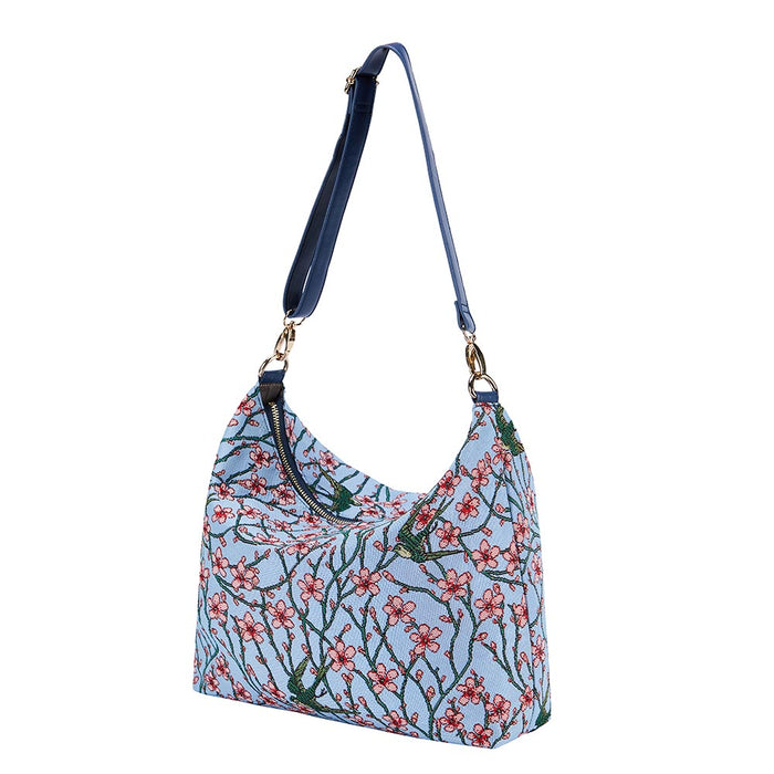 V&A Licensed Almond Blossom and Swallow - Slouch Bag-2