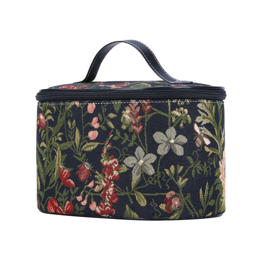 Morning Garden Black - Toiletry Bag-1