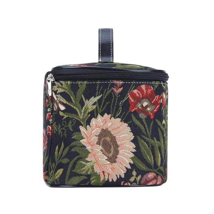 Morning Garden Black - Toiletry Bag-4