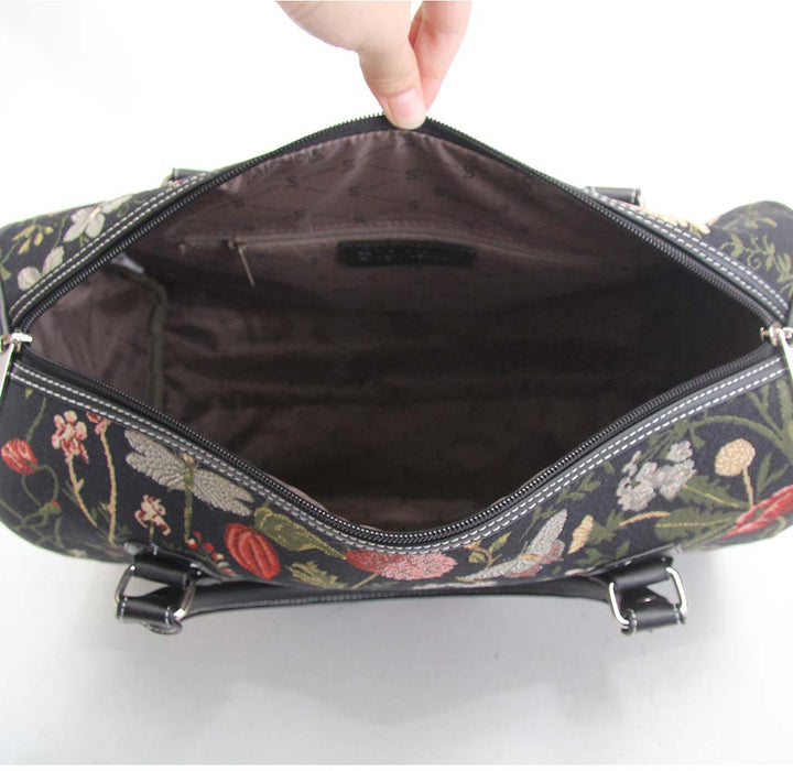 Morning Garden Black - Travel Bag-4